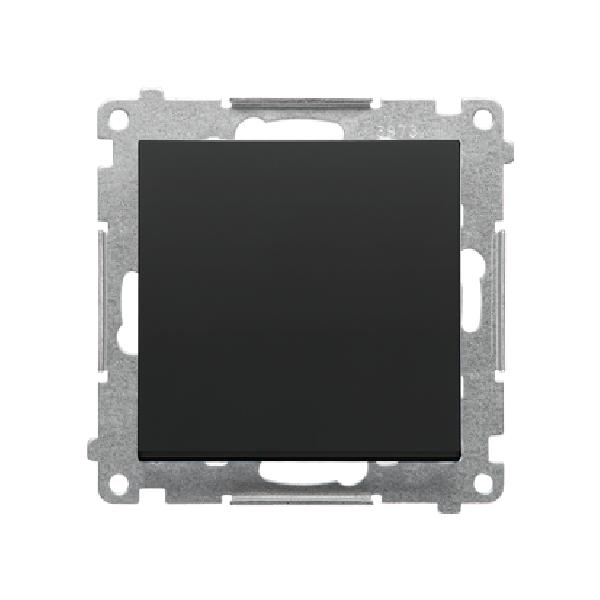 Simon 55 Przycisk zwierny pojedynczy czarny mat