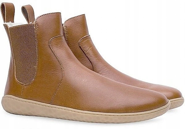 buty Vivobarefoot Geo Chelsea Winter W Tan