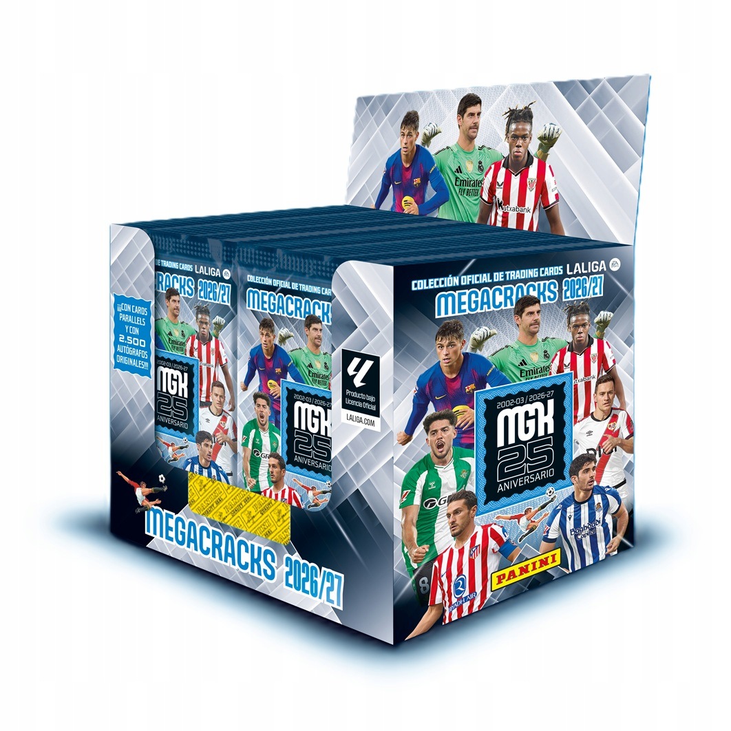 Panini La Liga Megacracks 2026/27 Box 50 Saszetek 400 Kart