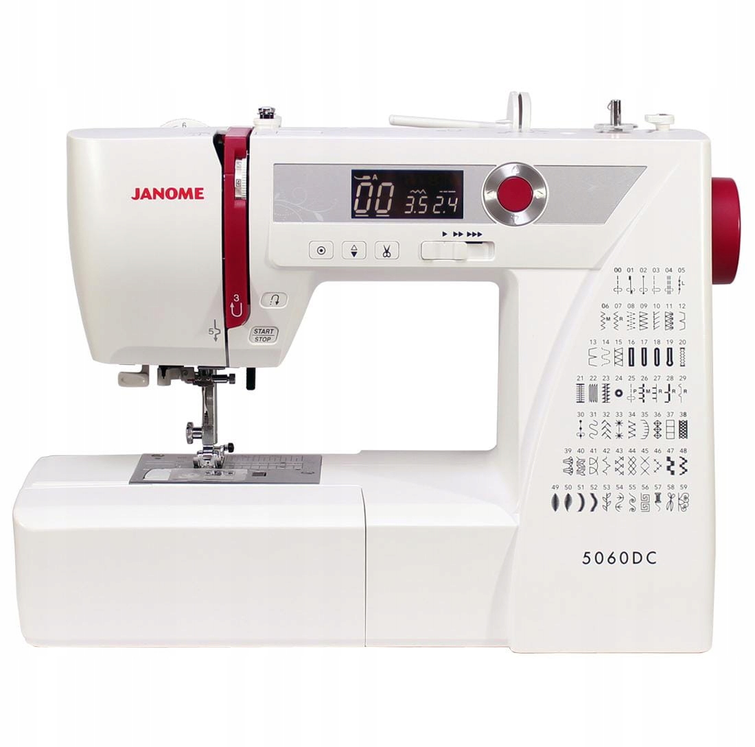 Maszyna do szycia komputerowa mocna Janome 5060DC Stolik