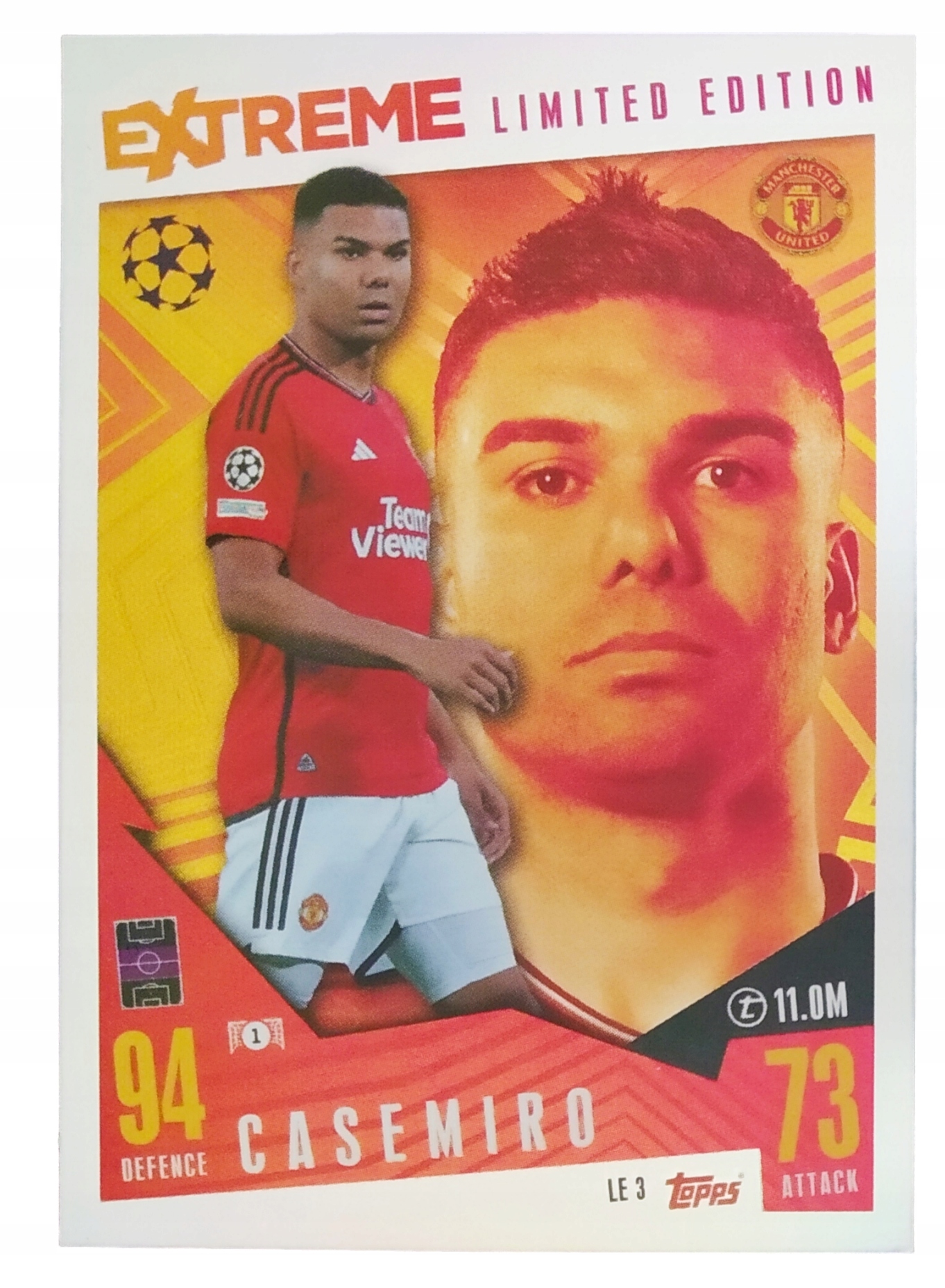 Topps Match Attax Extra 23/24 Karta Extreme Limited Edition LE3 Casemiro