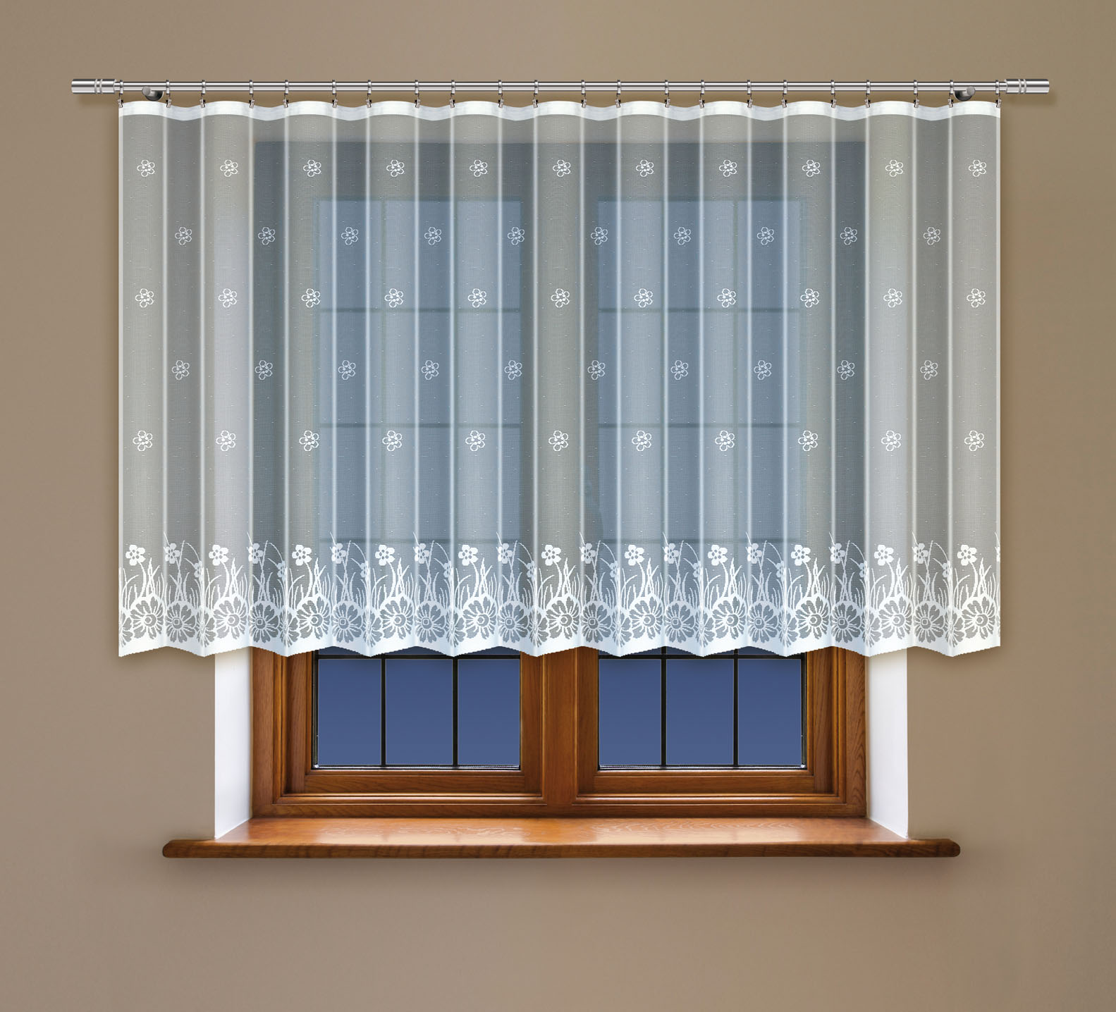 

Firanka żakardowa biała 248290/120x300