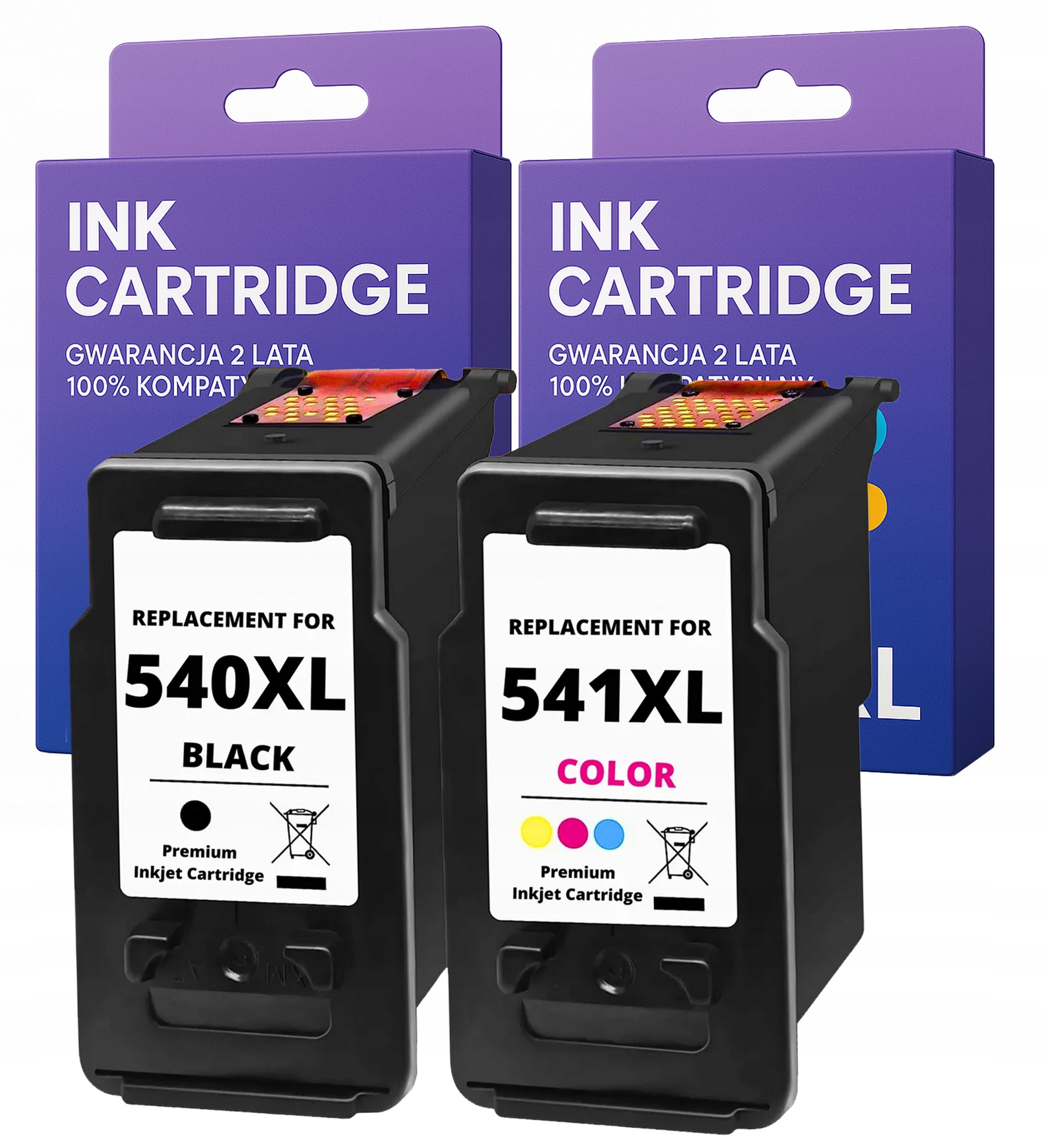 Tusze Pg 540 +541 do Canon pixma MG3250 2150 MX375 MG3650S TS5150 TS5151 XL