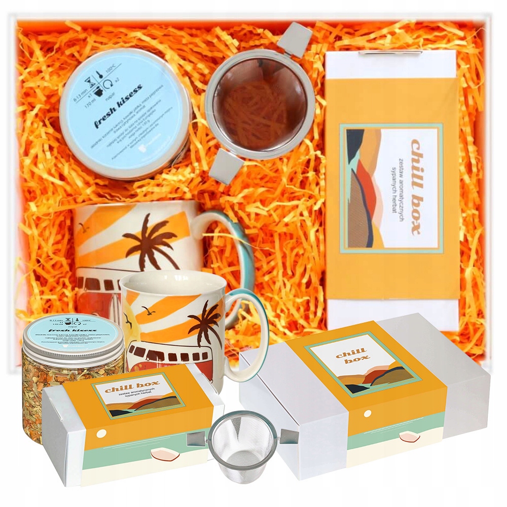 Ideální čajová sada dárkových boxů s letním motivem pro každou příležitost