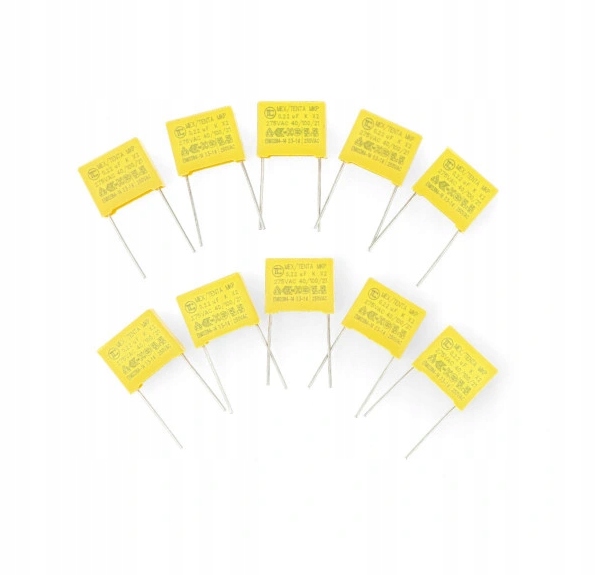 10× 100nF 310V AC 10% KONDENSATOR