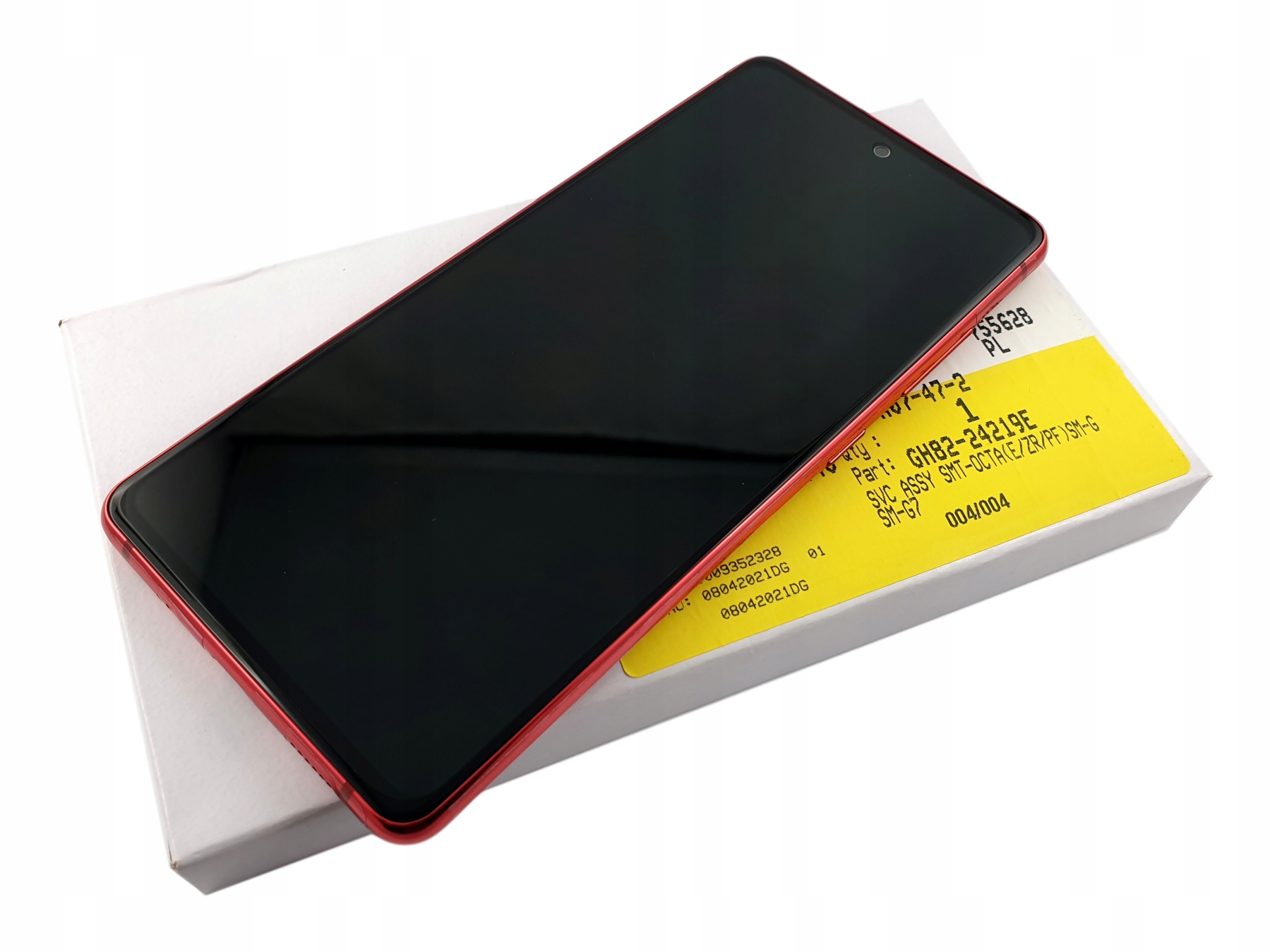 Samsung Galaxy S20 Fe 5G Oryginalna Matryca Panel Ekran Dotykowy Czerwona