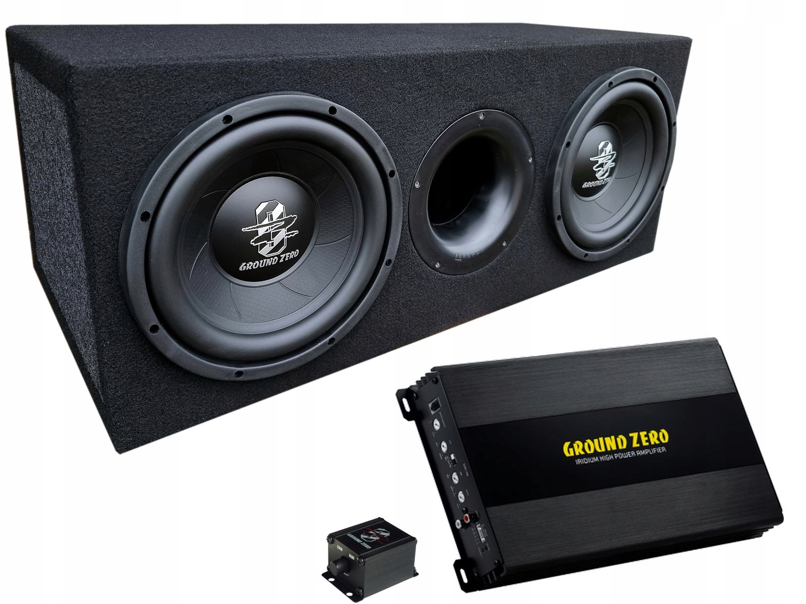 Ground Zero Gziw 250-BR bassreflexový subwoofer 2x25