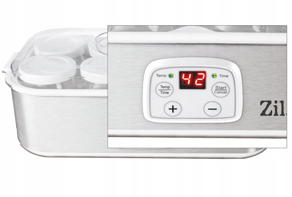 JOGURTOWNICA, TIMER, AUTOMAT, 1440ML /8x180ML/ Marka Zilan