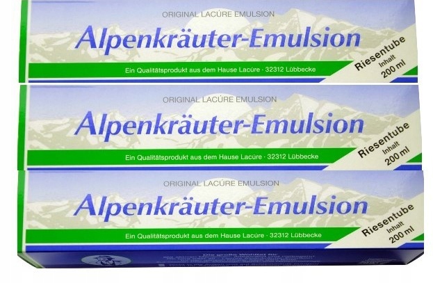 3X Alpenkrauter Niemiecka Maść Przeciwbólowa Stawy
