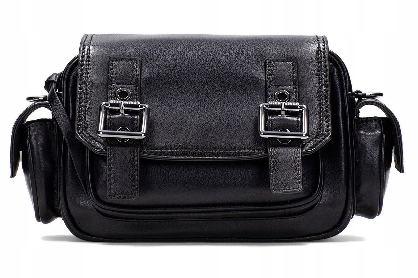 Kabelka Přes Rameno Crossbody Eko Kůže Španělská Černá Hispanitas