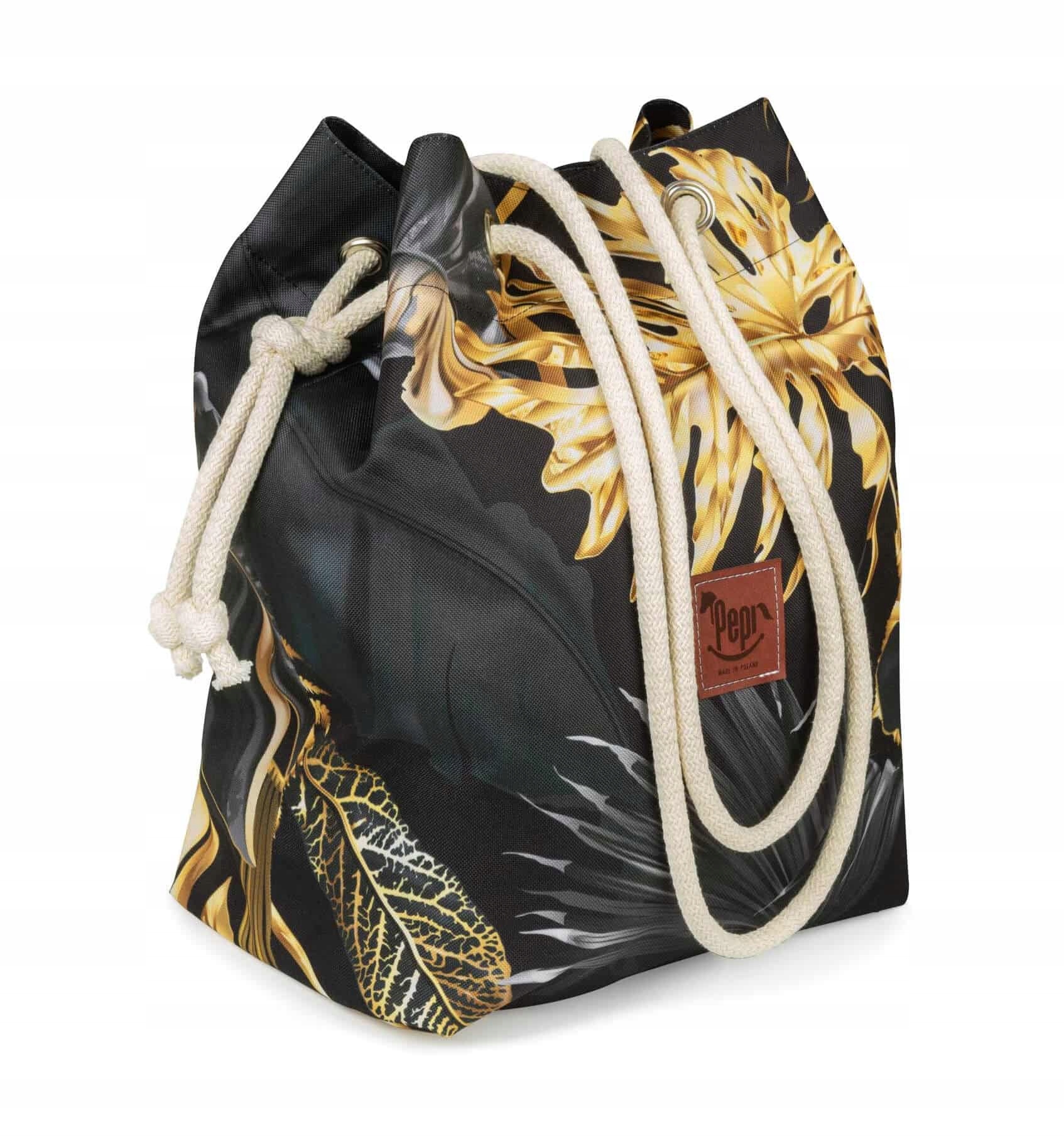 PEPI TOREBKA DAMSKA SHOPPER TORBA PODRĘCZNA KWIATY Wzór dominujący roślinny