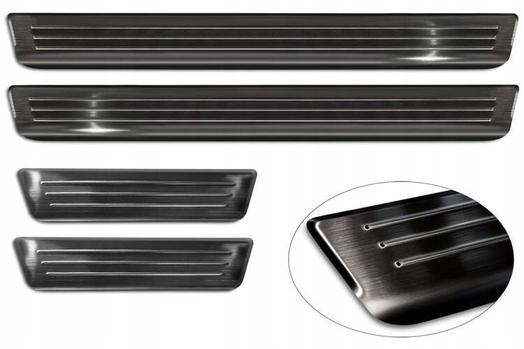 Prahové kryty pre Volkswagen Passat B9 (čierne)