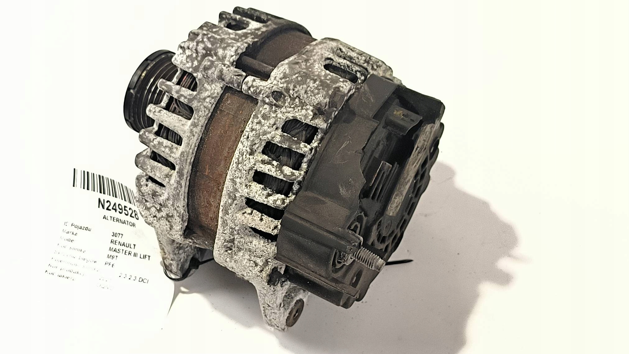 ALTERNATOR 231007619R 2.3 DCI RENAULT MASTER III LIFT