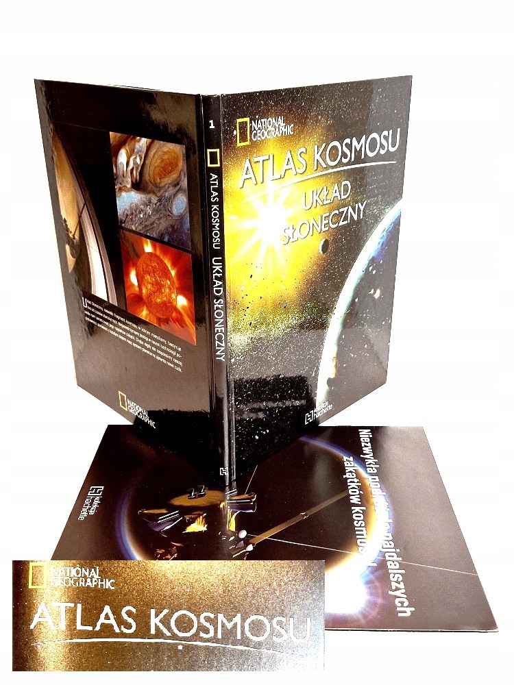 NATIONAL GEOGRAPHIC ATLAS KOSMOSU UKŁAD SŁONECZNY DOD. MAPA KOSMOSU /AX012