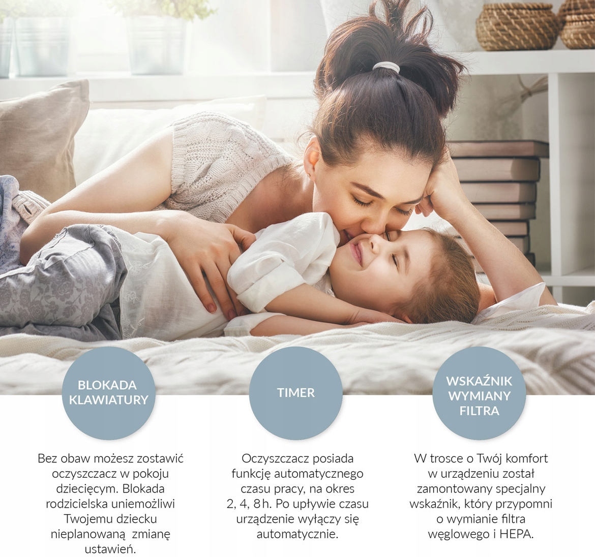 Oczyszczacz powietrza Haus & Luft HL-OP-20 Kolor dominujący biały