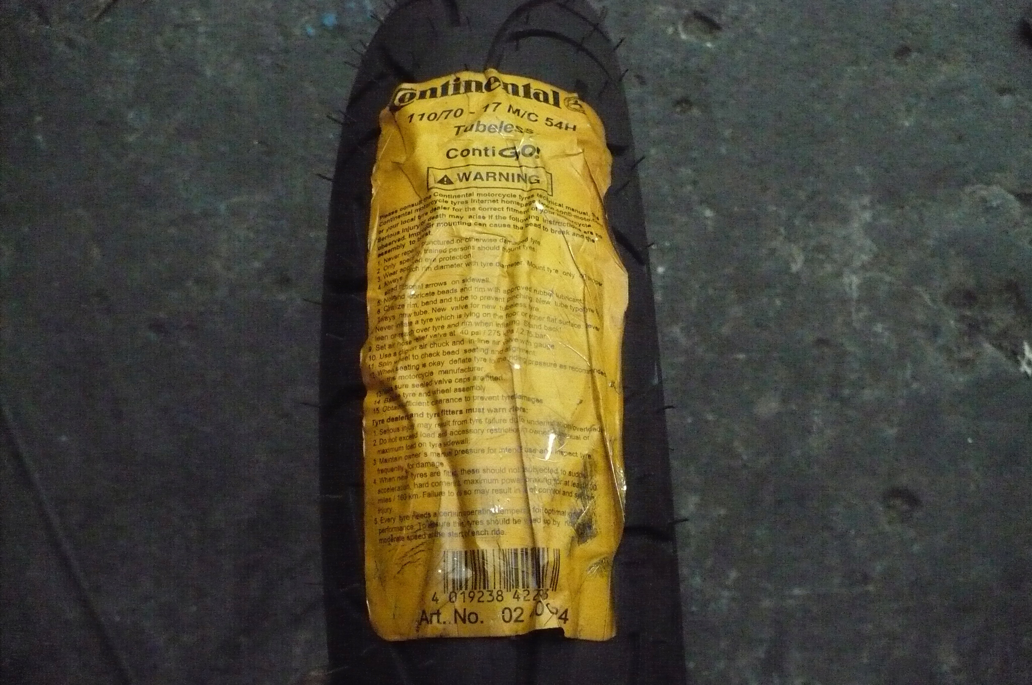 110/70-17 Continental ContiGo! Nová