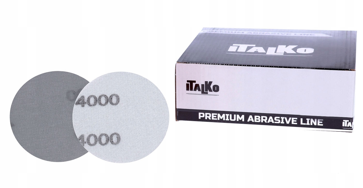 

Italko Papier Ścierny Krążek Na Rzep 75MM P4000