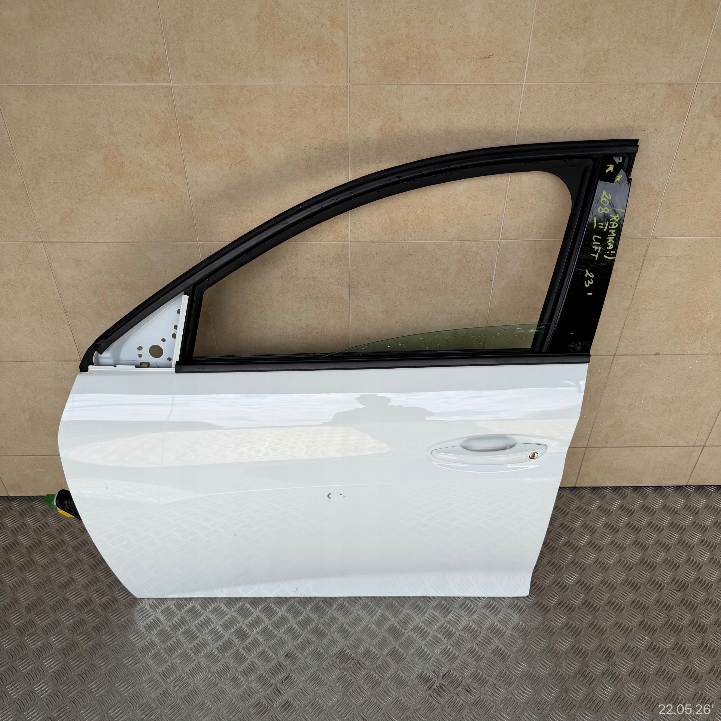 door complete front left PEUGEOT 208 II LIFT 2023 ROK