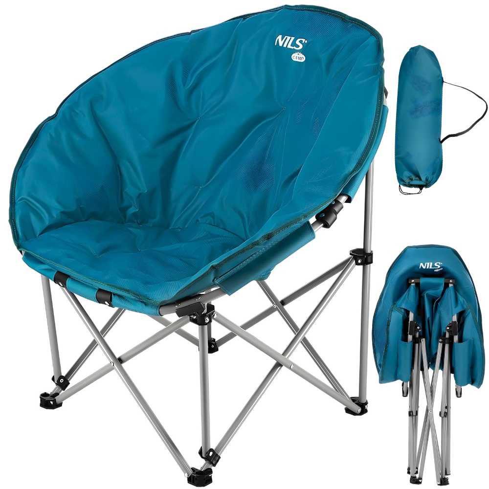 Krzesło Turystyczne Składane Kempingowe Plażowe Ogrodowe Pokrowiec Nils