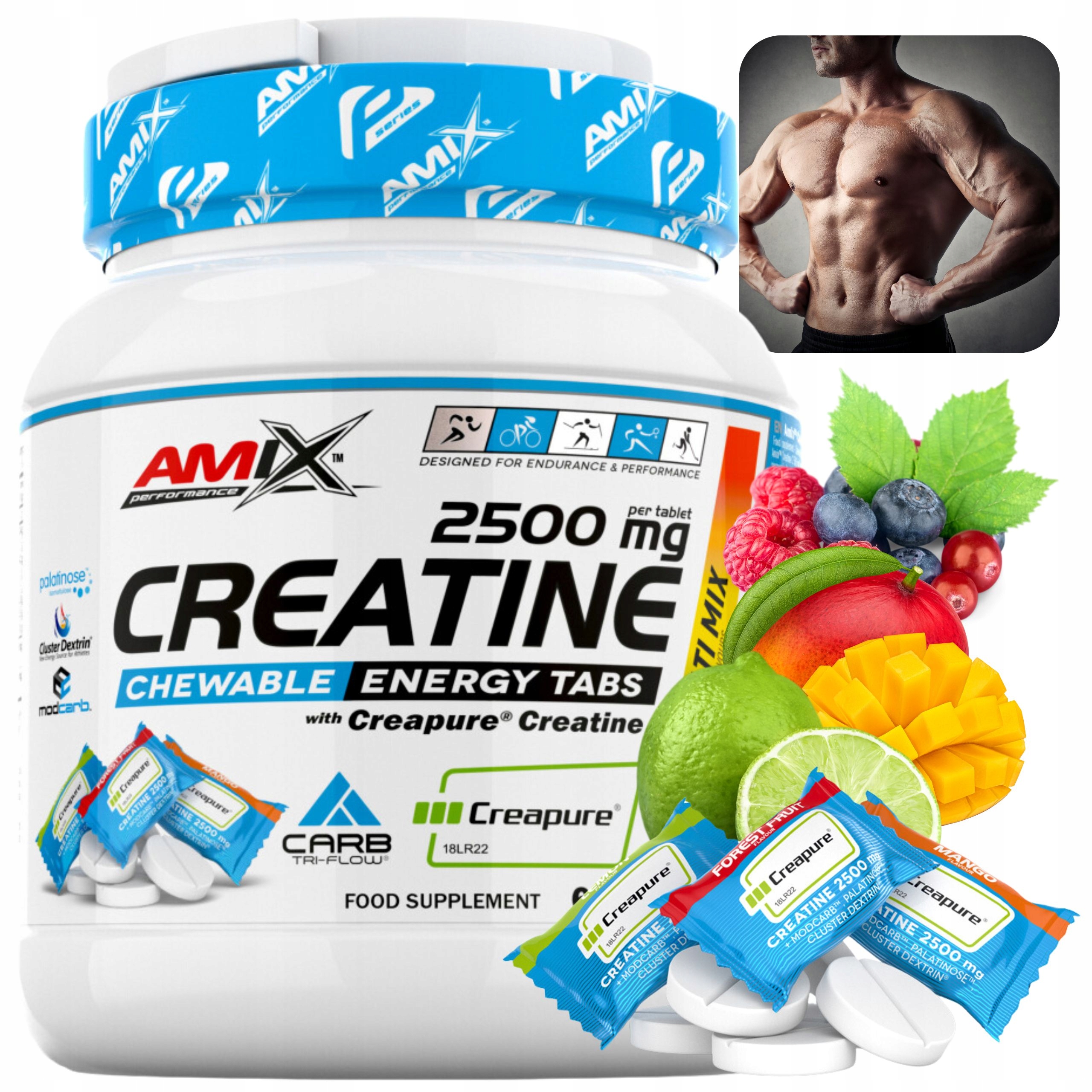 Kreatin pro sání Creapure Monohydrate Creatine Monohydrate Tablety