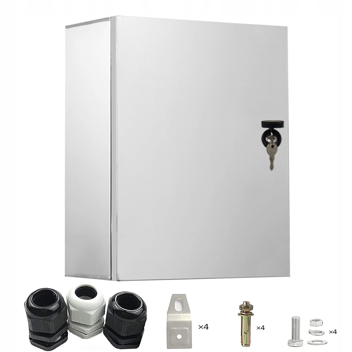 Szafka elektryczna stal nierdzewna 40x30x16 cm wodoodporna Gtyorus