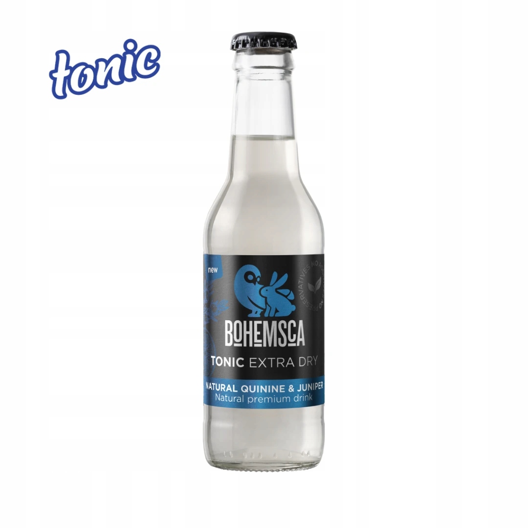 Levně Bohemsca Tonic water Extra Dry 200 ml 18 ks