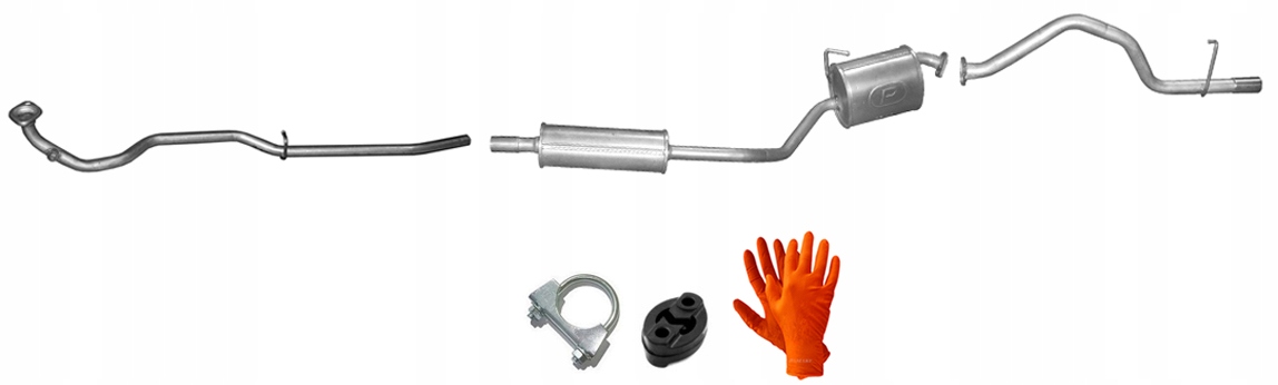 Daihatsu Cuore 1.0i 12V 43kW (2003-3/2007) Výfukový Systém