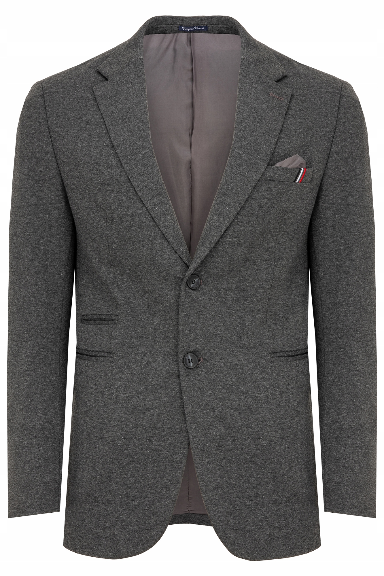 Sako Tmavě Šedá Casual Bavlna Slim: 52
