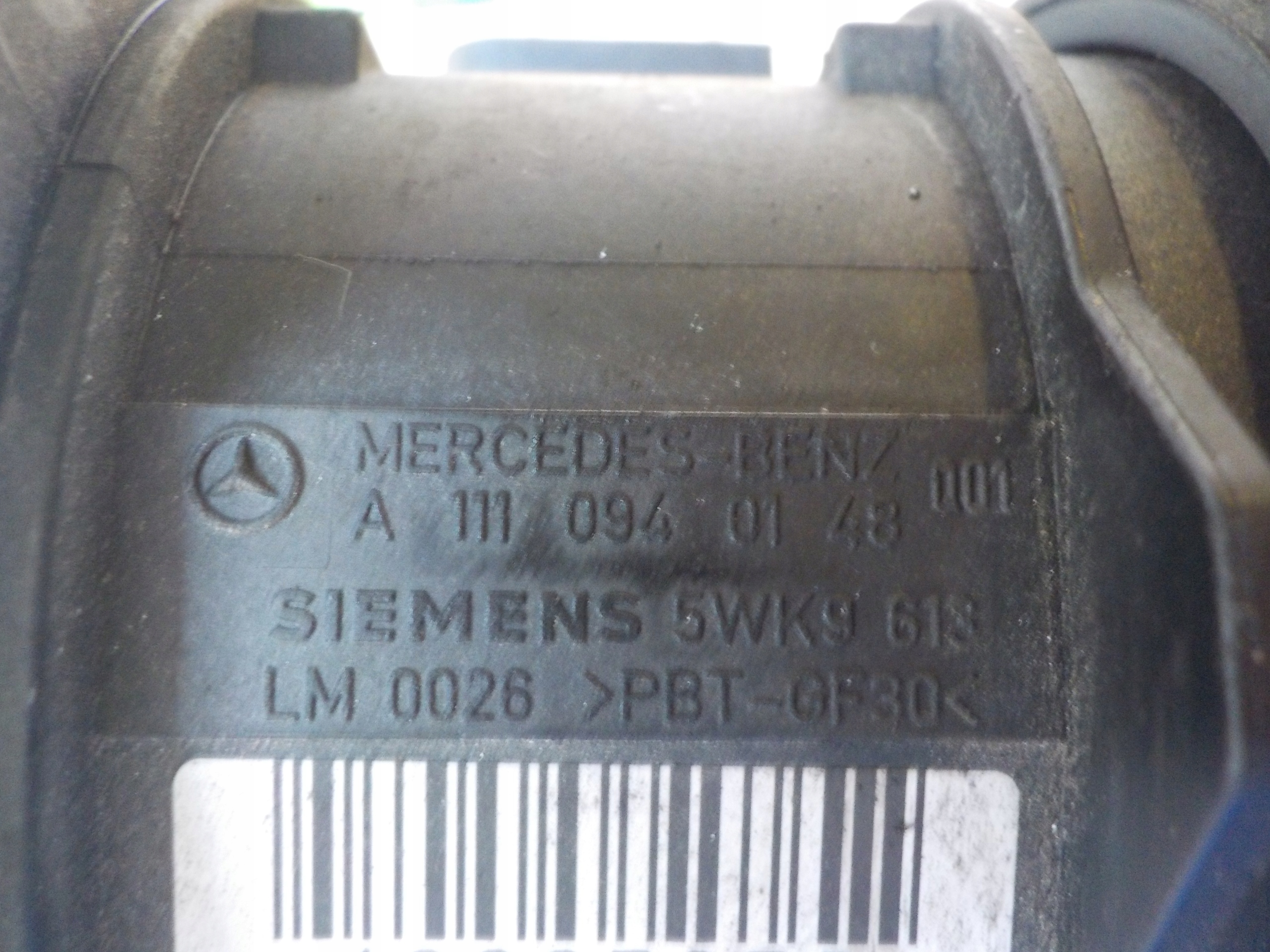 MERCEDES-BENZ class C (W203) 2.0 B flow meter 5WK9613 1110940148