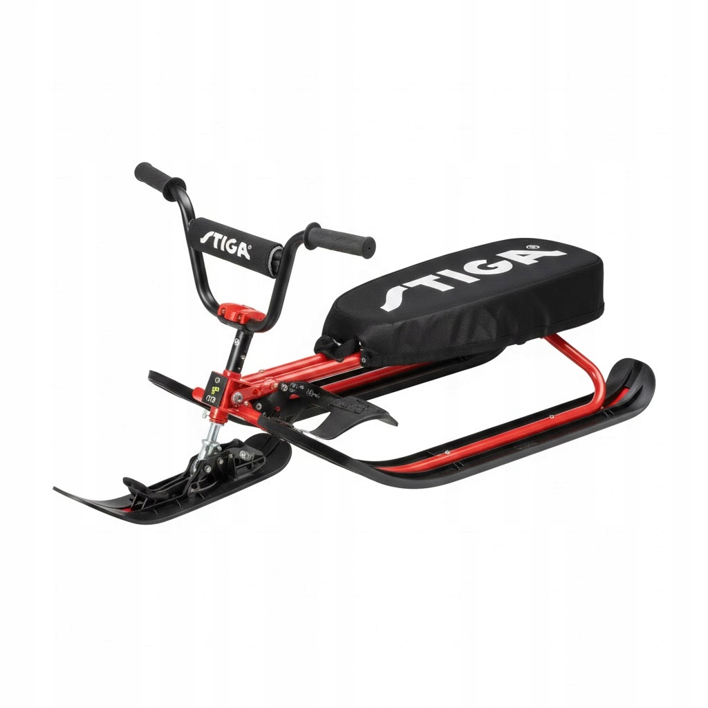 Nartosanki Stiga Sx Pro czerwone z pokrowcem
