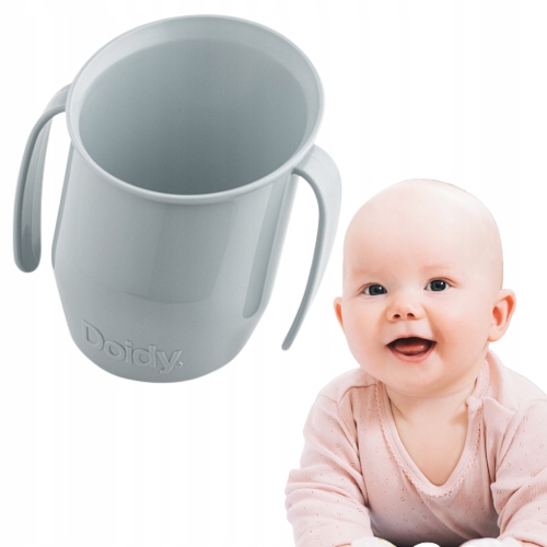 

Kubek do nauki picia, kolor szary, Doidy Cup