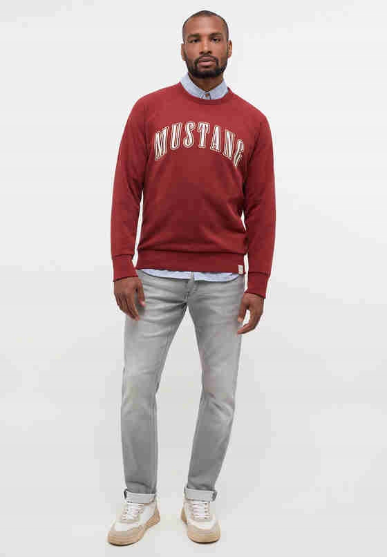 Mustang 1014158 8338 červený vel. L mikina