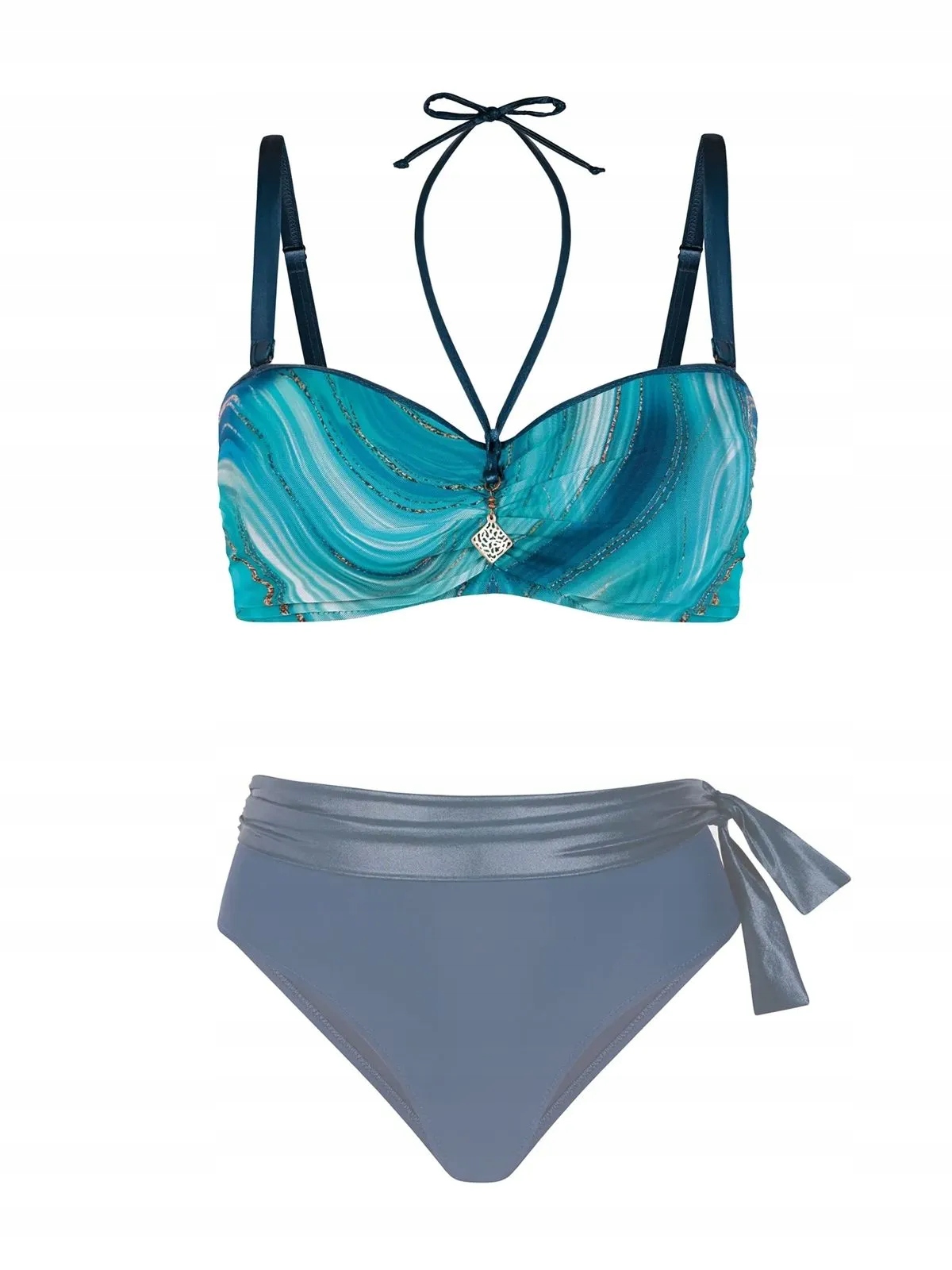 Horní Část Plavek Od Bikini Feba FG14A Tmavě Modré 42E