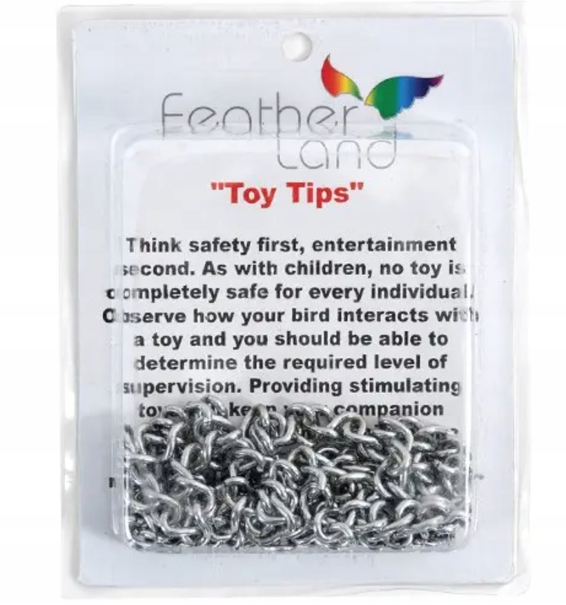 Levně Řetěz z chirurgické oceli S – díly pro výrobu hraček pro papoušky Diy