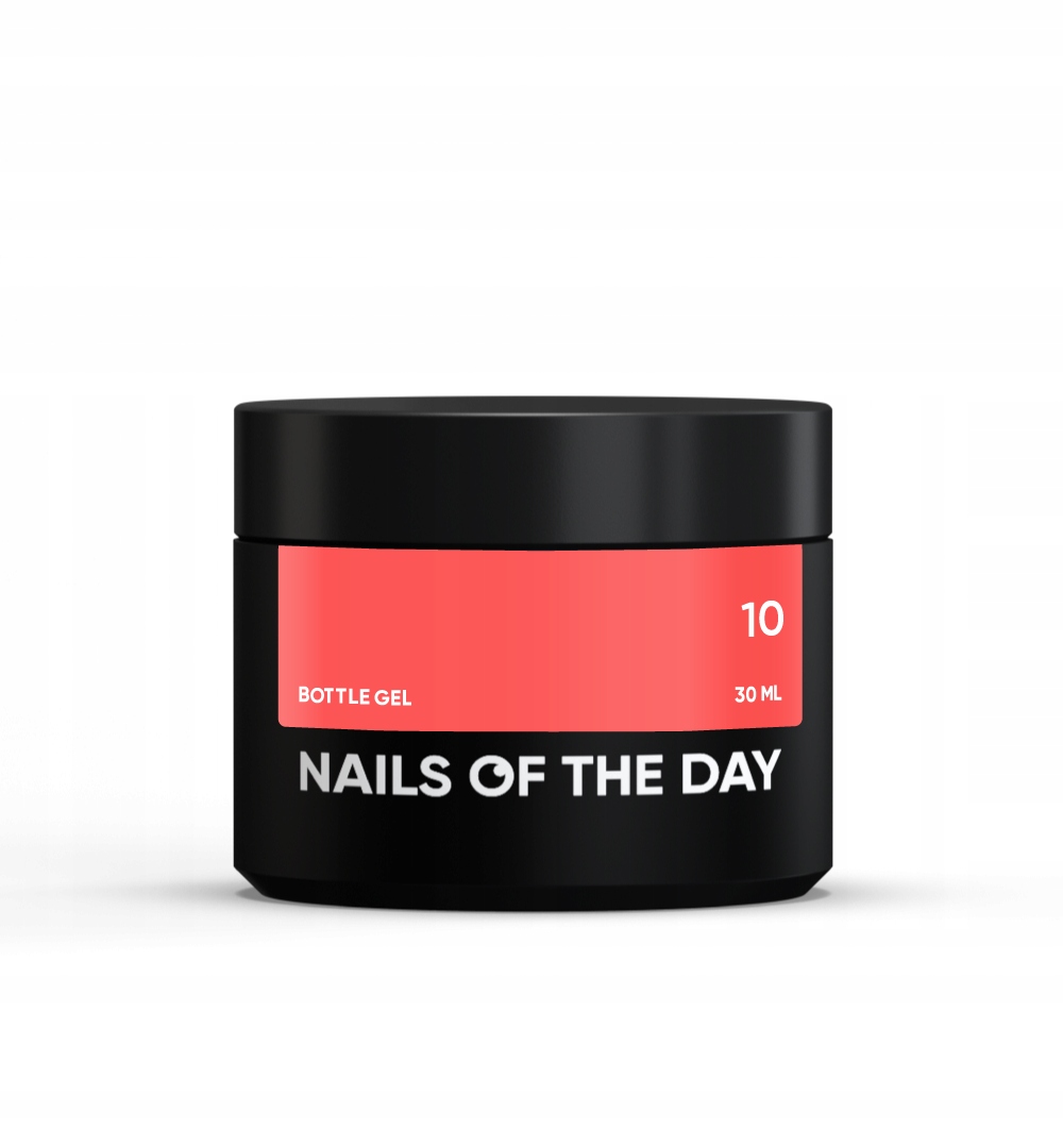 Nailsoftheday Bottle gel 10 czerwony żel do wzmocnienia i naprawy