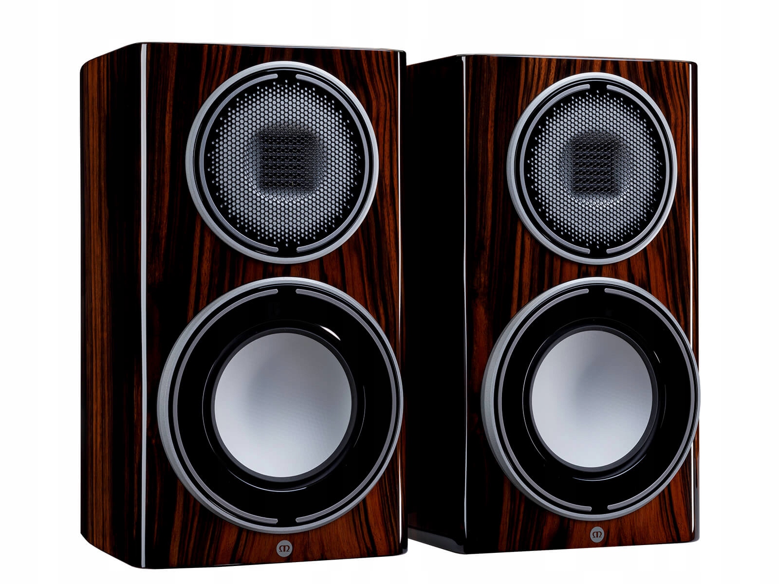 Monitor Audio Platinum 100 3G Kolumny Podstawkowe Para Piano Ebony Mahoń
