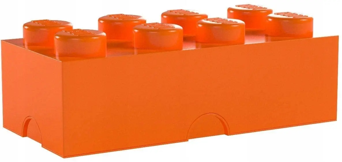 Lego Nádoba 40041760 Oranžová Storage Brick 8