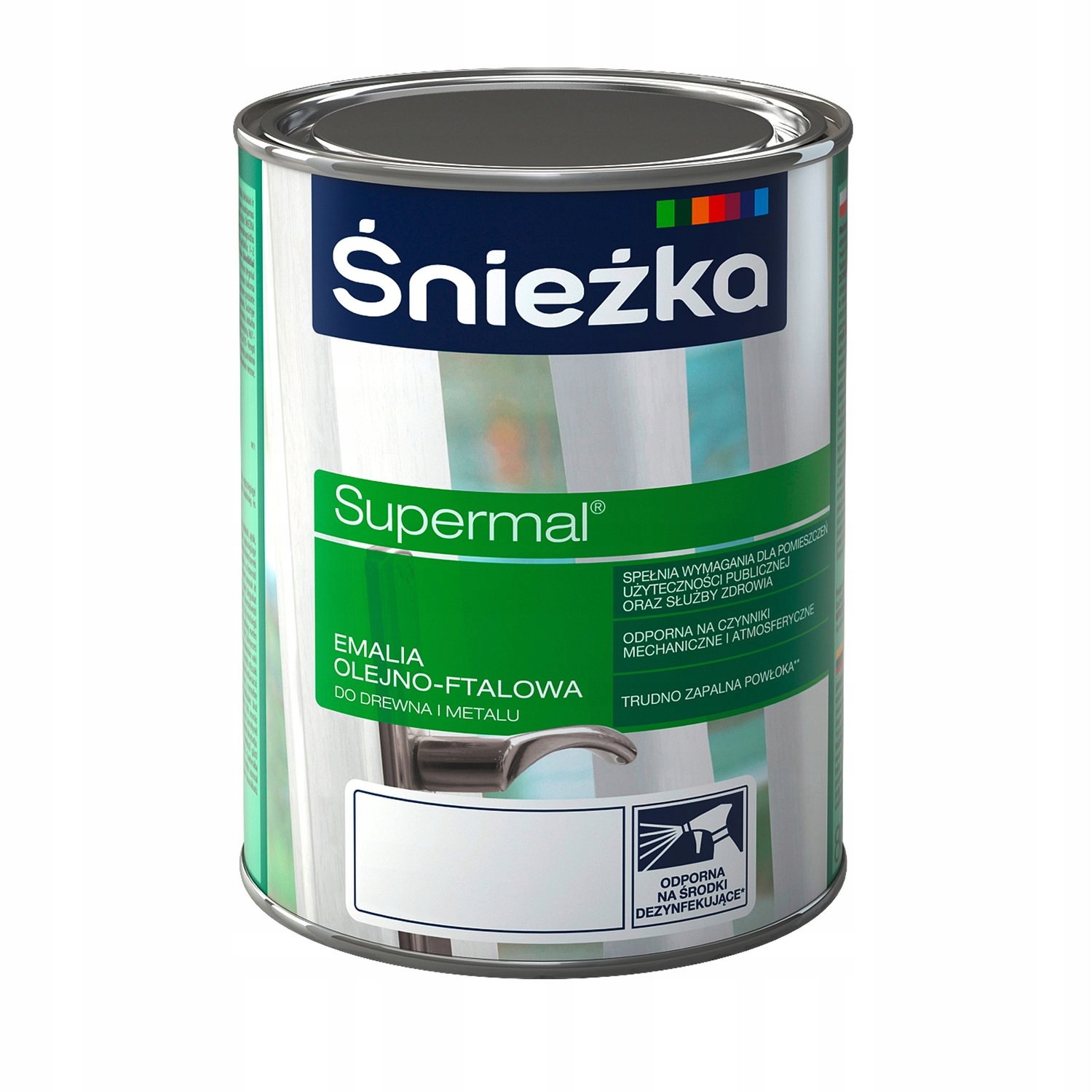 

Supermal Emalia Olejno-ftalowa Biały Mat F100 0,8L