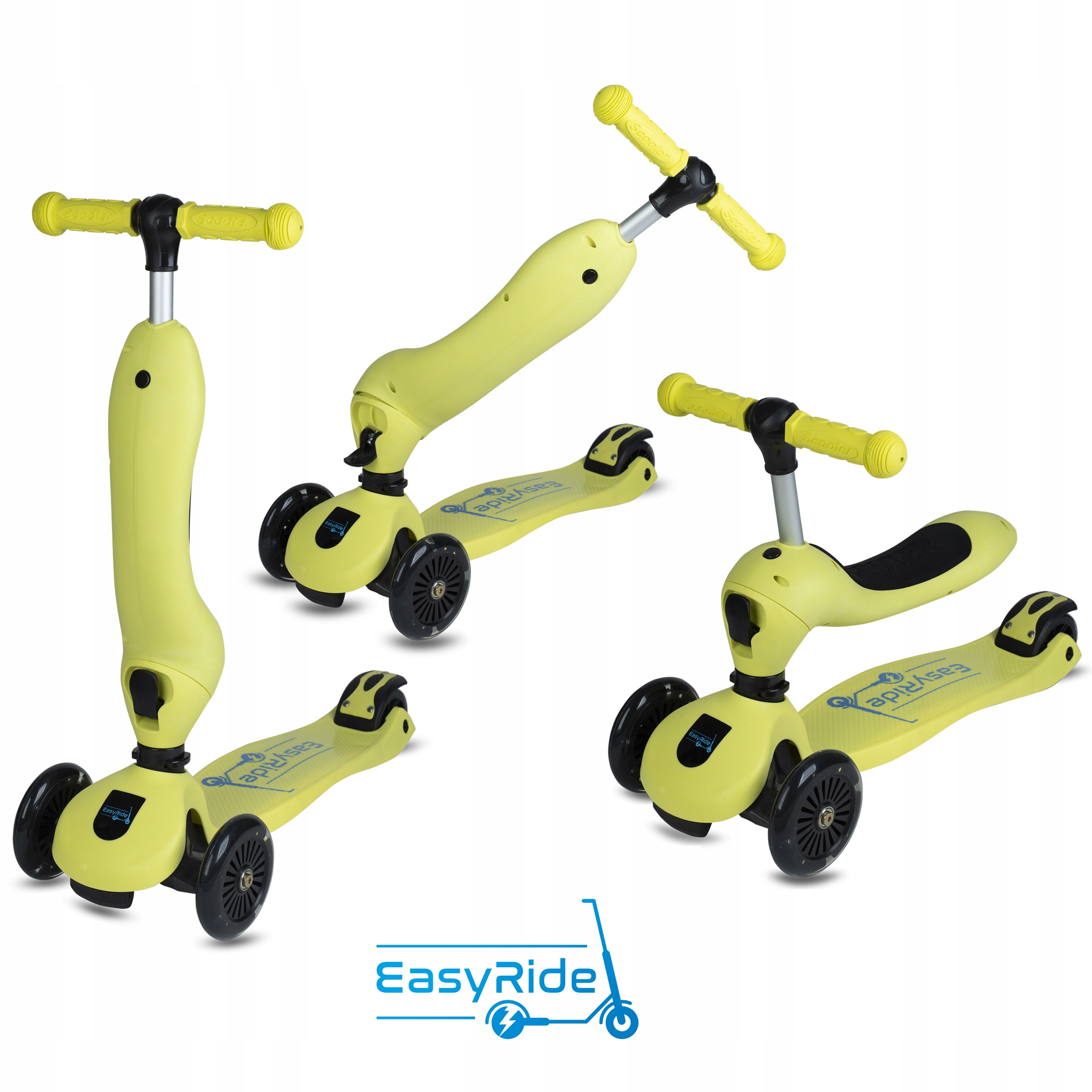 

Hulajnoga Dla Dzieci Easy Ride Jeździk 2w1 Yellow
