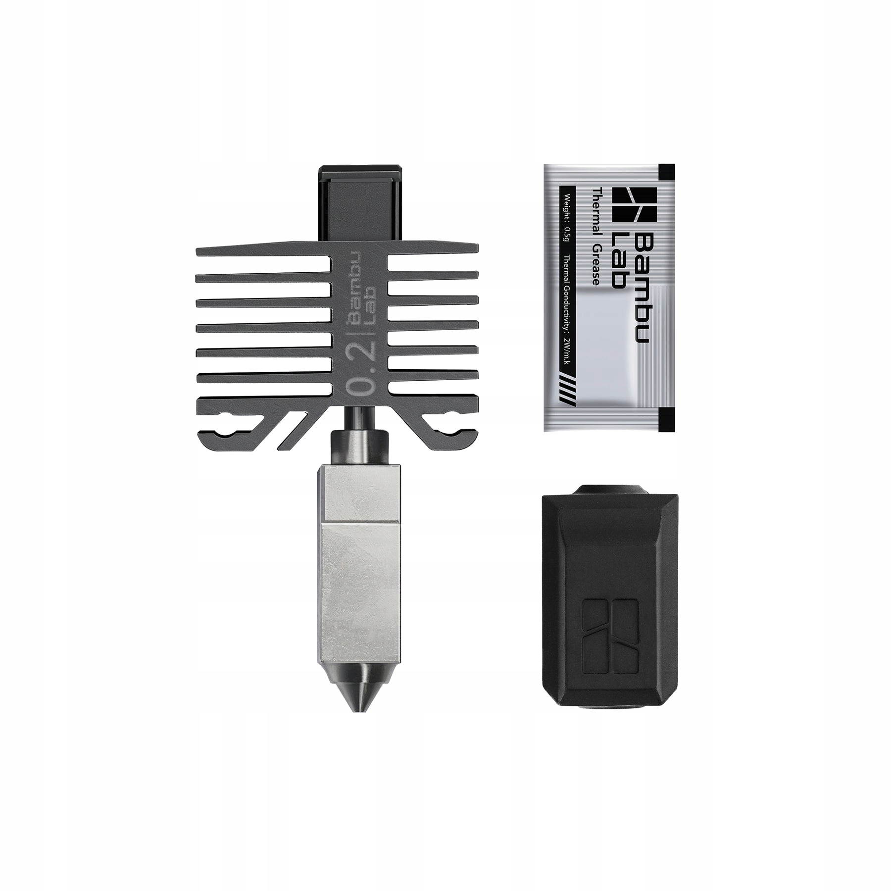 Bambu Lab hotend | 0,2 мм - нержавіюча сталь | X1 P1