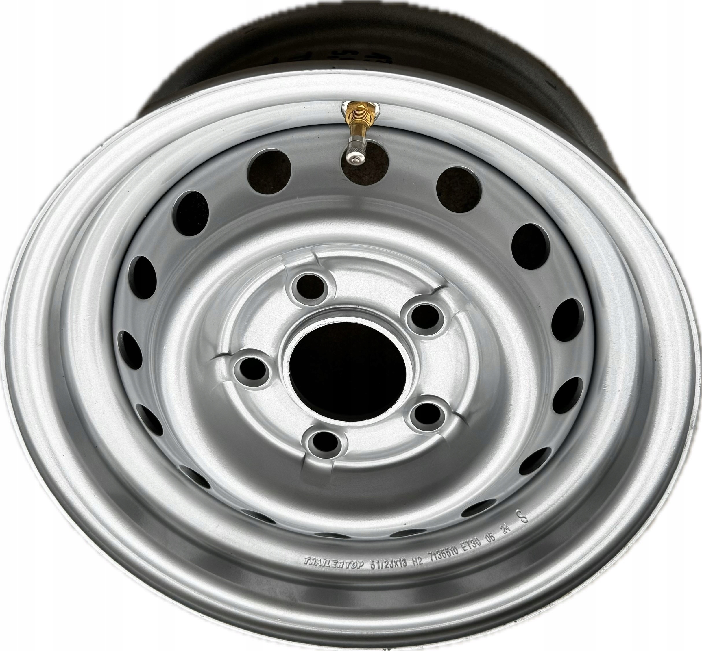 1 Kempingový ráfek pro odtahovky Trailer Top 13" 5x112 ET30 5,5J R13 66,5 mm