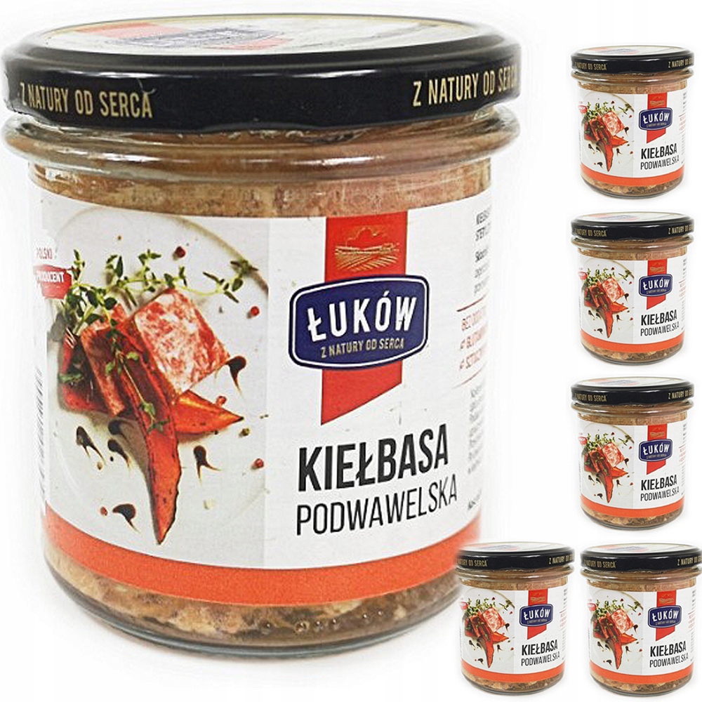 Levně Łuków Podwawelská klobása Łuków sklenice 6 x 290 g
