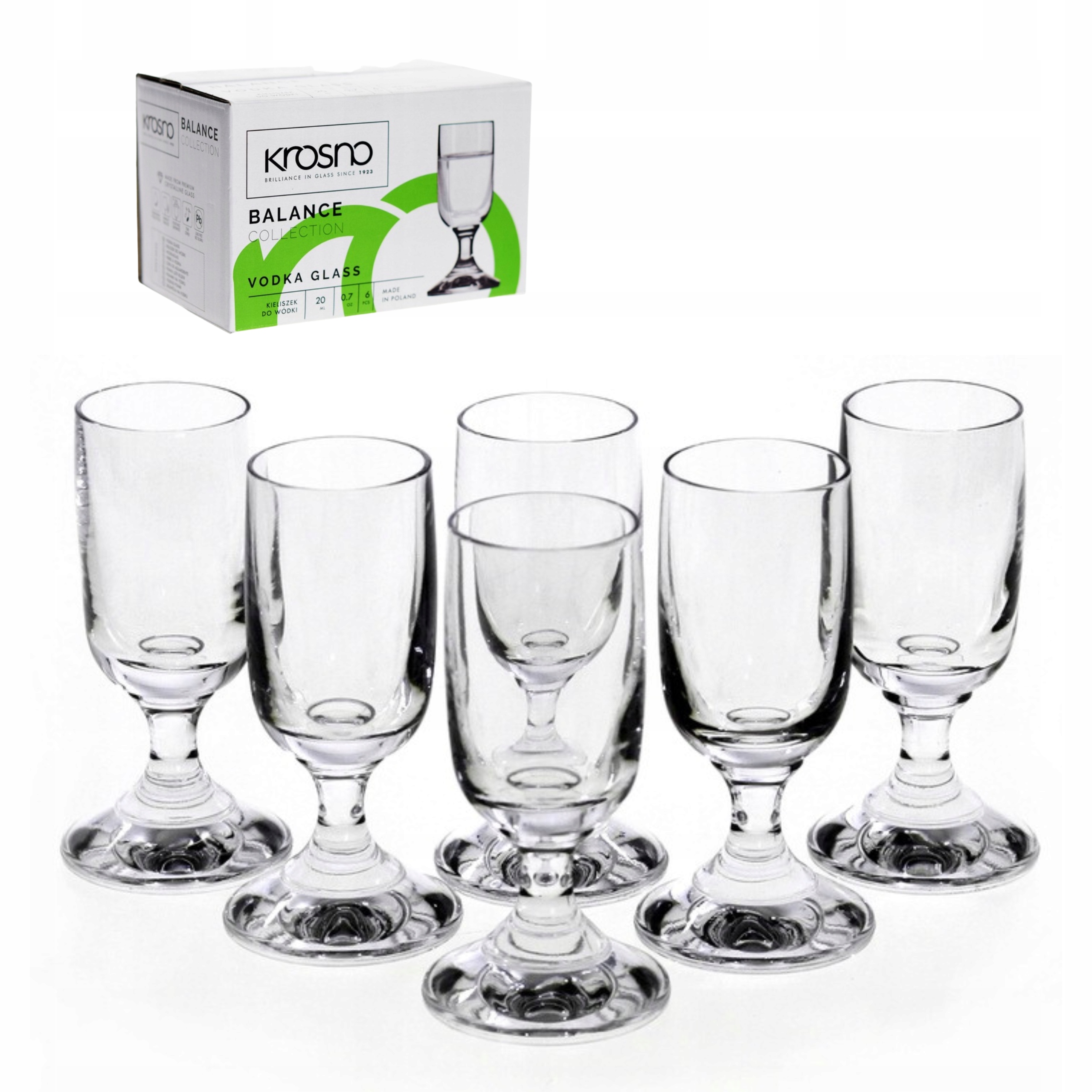 

Komplet Kieliszków Do Wódki Shotów Liker 20ml 6szt