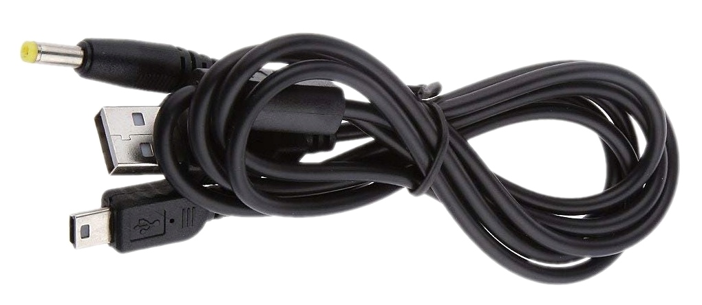 KABEL Y USB ŁADOWARKA 2w1 TRANSMISJA DANYCH DO PSP SLIM 2000, 3000 120CM