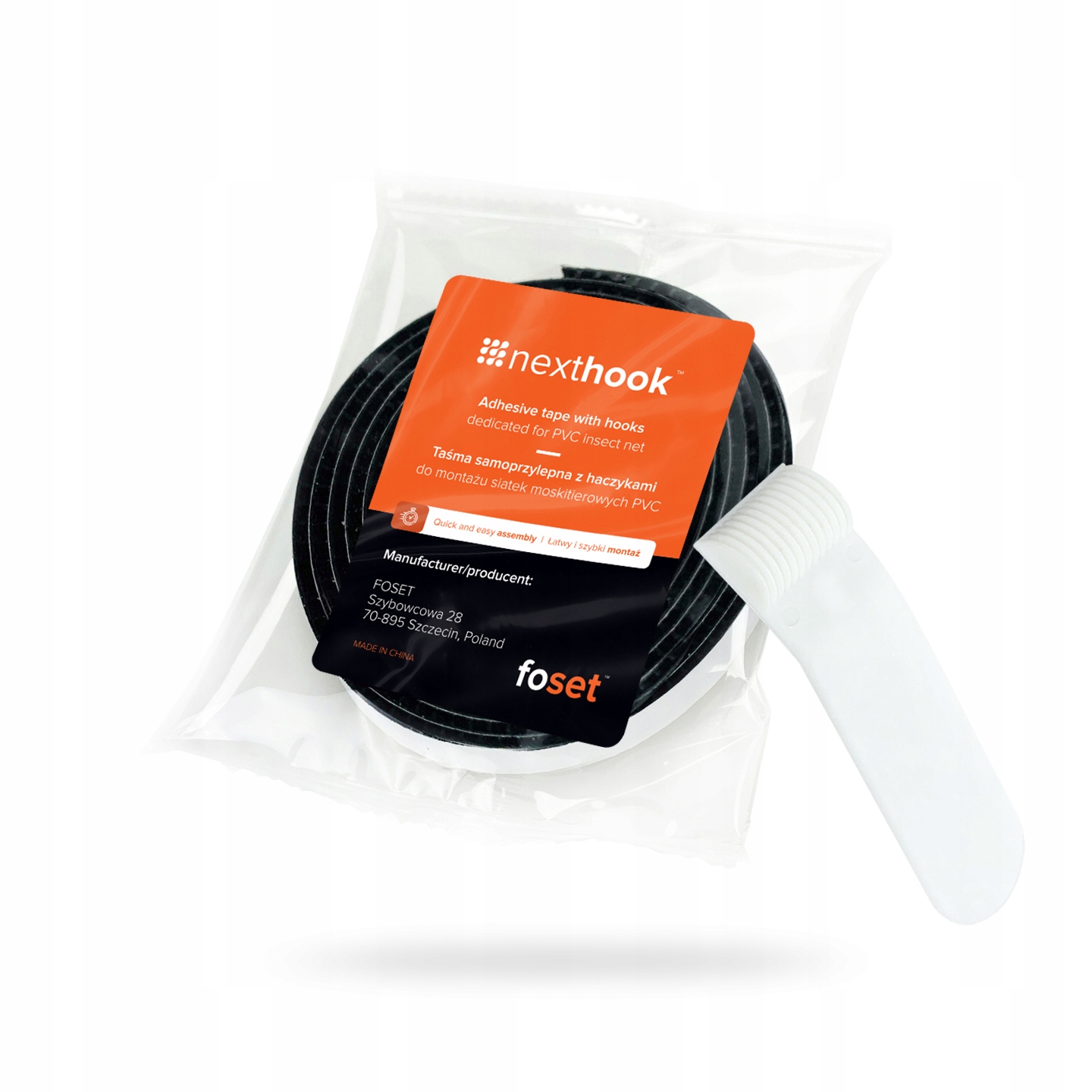 

NextHook Rzep z taśmą samoprzylepną 2m Velcro