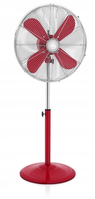 

Wiatrak Wentylator Retro Black 16" Red Swan