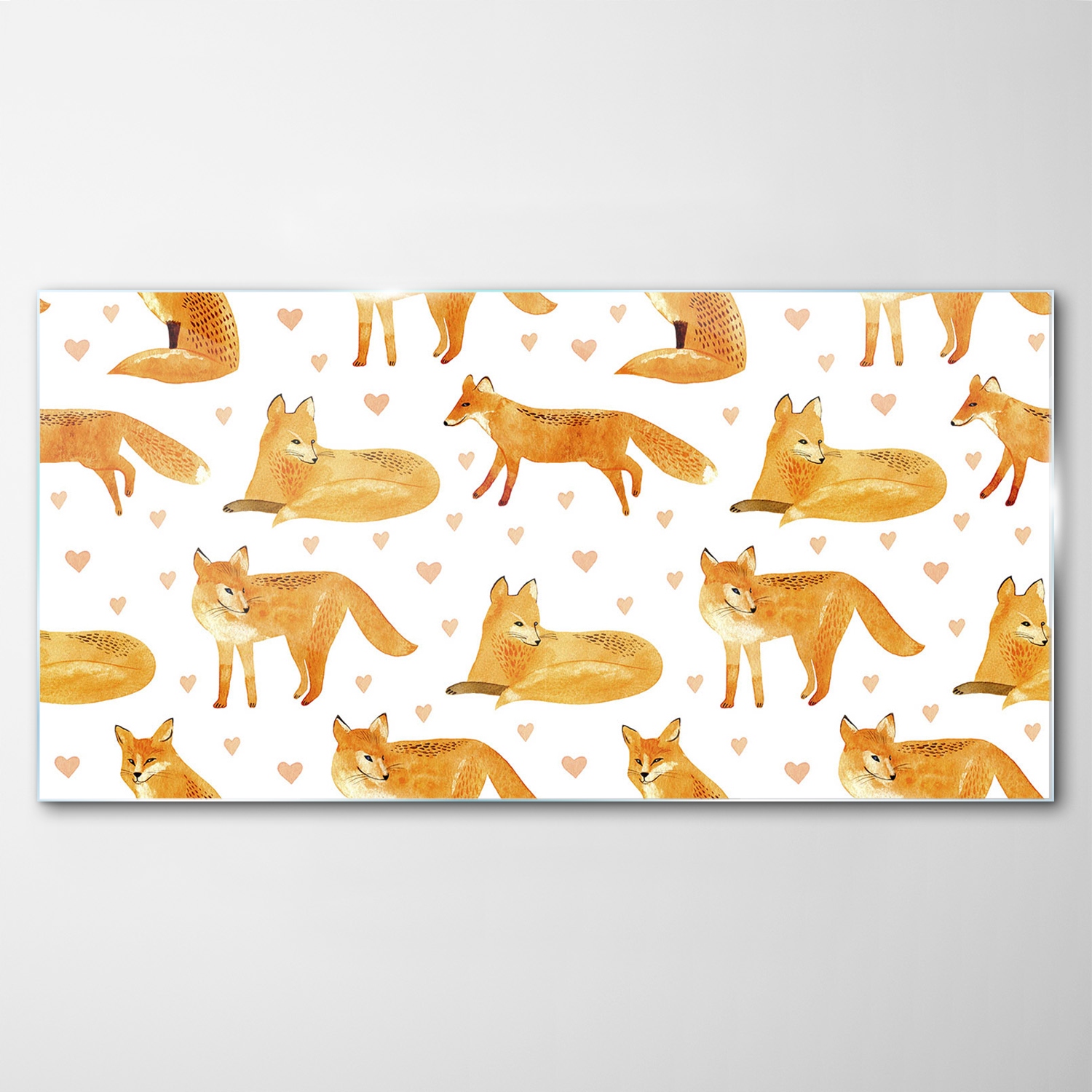 Obraz na skle Dekor Deti Zvieratá Líška 120x60