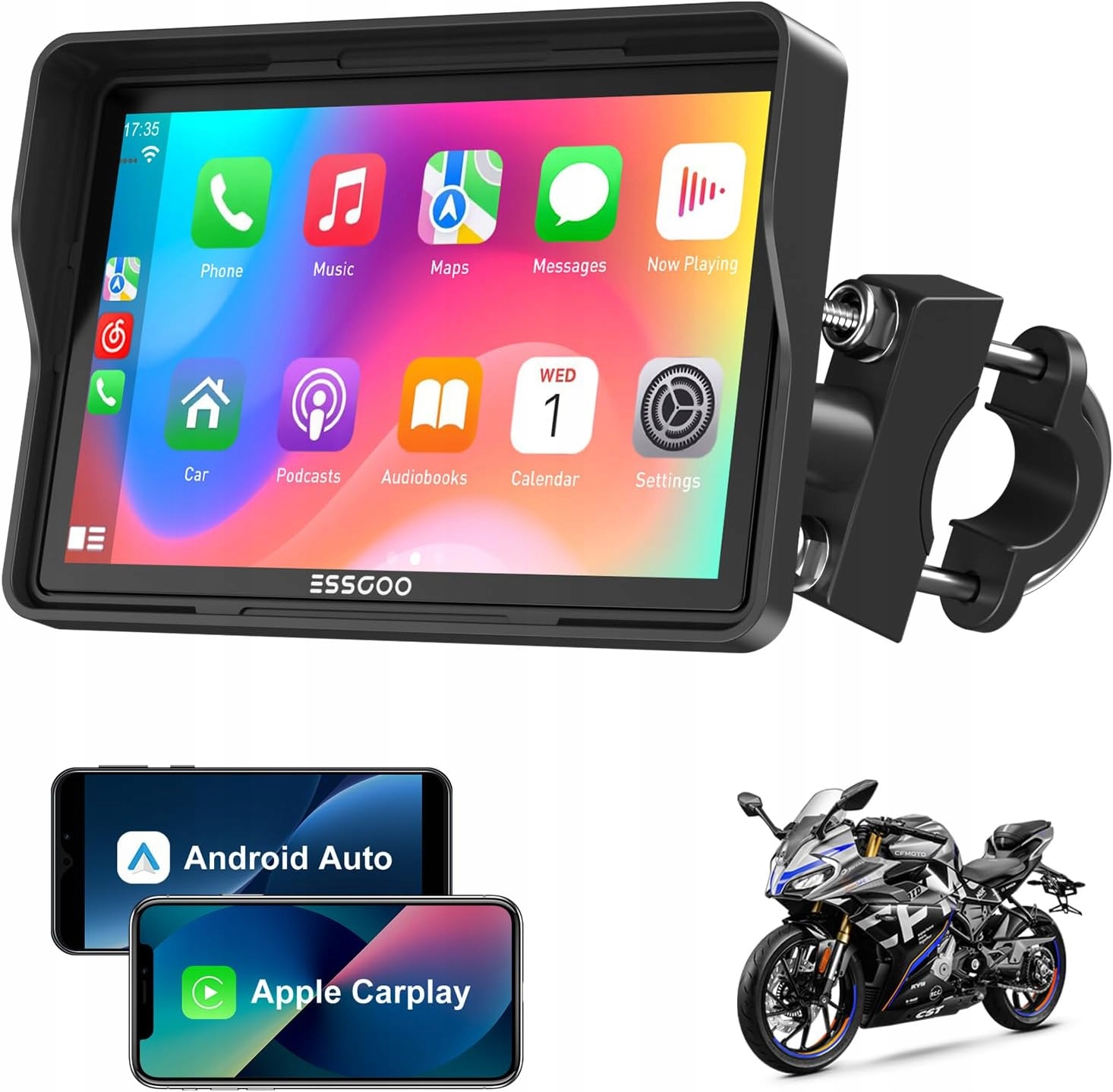 Carplay dotykový esgoo 5,5 palcov