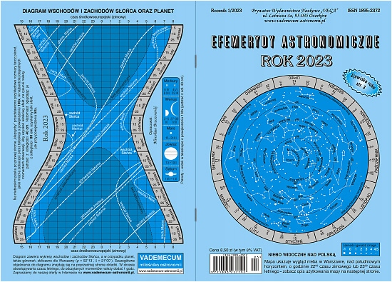 

Efemerydy Astronomiczne na 2023 r. wykaz zjawisk