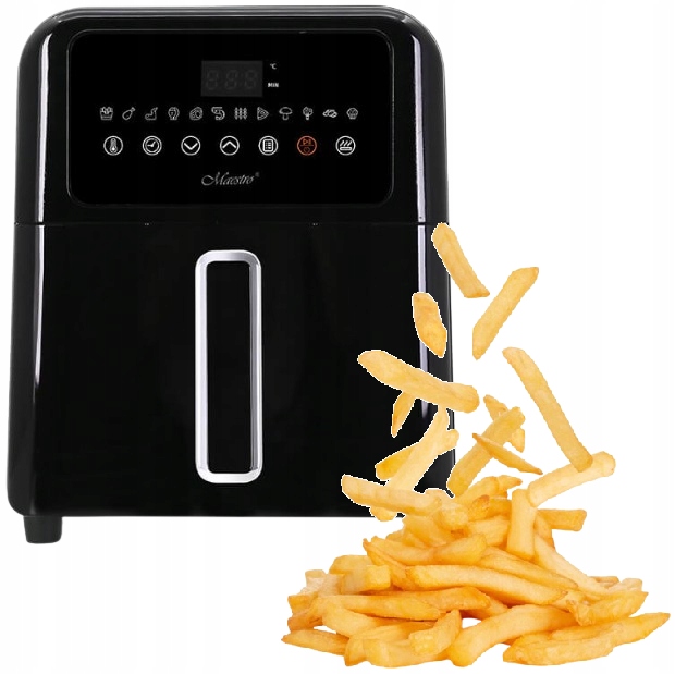 Pojemna Frytownica beztłuszczowa 1700W 6 Litrów Air Fryer Maestro MR757